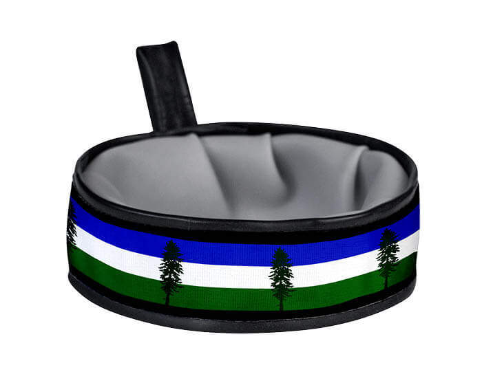 Trail Buddy Collapsible Dog Travel Bowl - Cascadia Flag