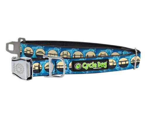 Portland Bridges Dog Collar